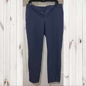 Slim Blue Cropped Trouser